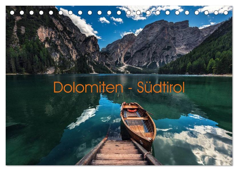 Dolomiten - Südtirol (Tischkalender 2027 DIN A5 quer) CALVENDO Monatskalender