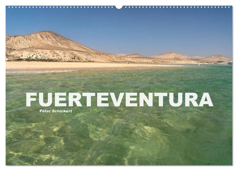 Fuerteventura (Wandkalender 2027 DIN A2 quer) CALVENDO Monatskalender
