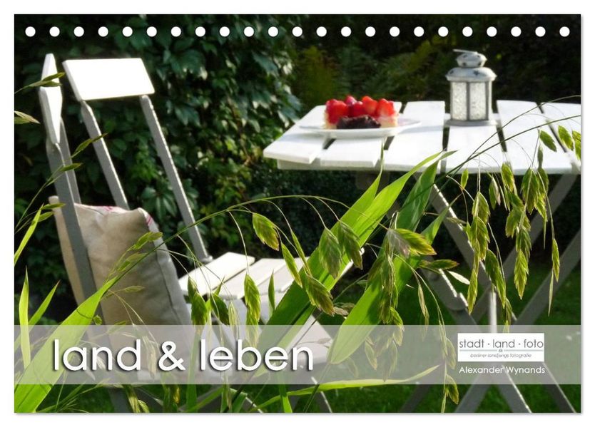 land und leben (Tischkalender 2027 DIN A5 quer) CALVENDO Monatskalender
