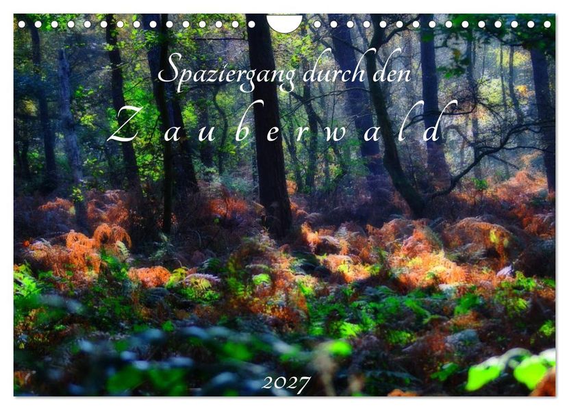 Spaziergang durch den Zauberwald (Wandkalender 2027 DIN A4 quer) CALVENDO Monatskalender