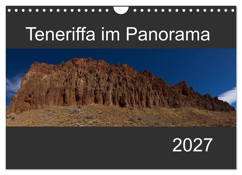 Teneriffa im Panorama (Wandkalender 2027 DIN A4 quer) CALVENDO Monatskalender