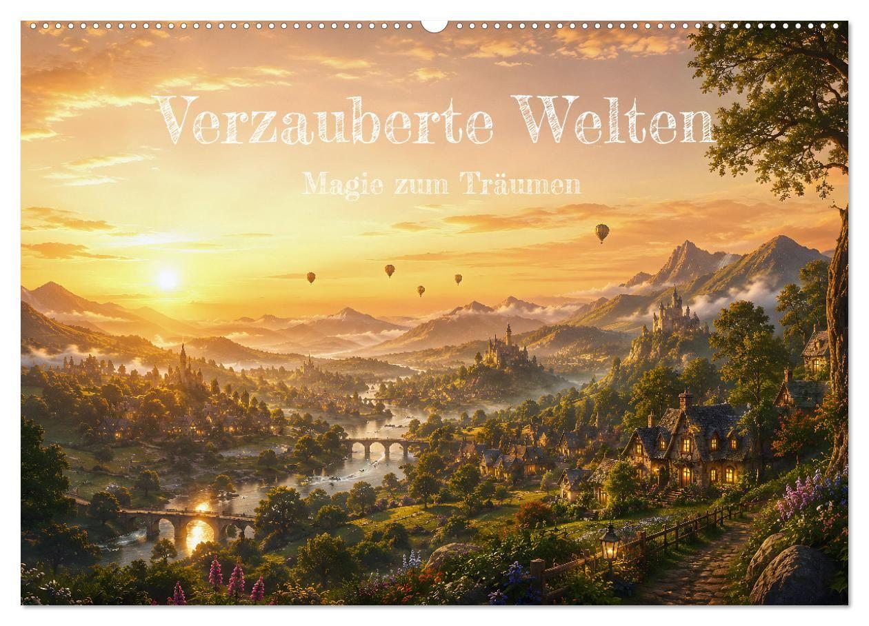 Verzauberte Welten Magie zum Träumen (Wandkalender 2027 DIN A2 quer) CALVENDO Monatskalender