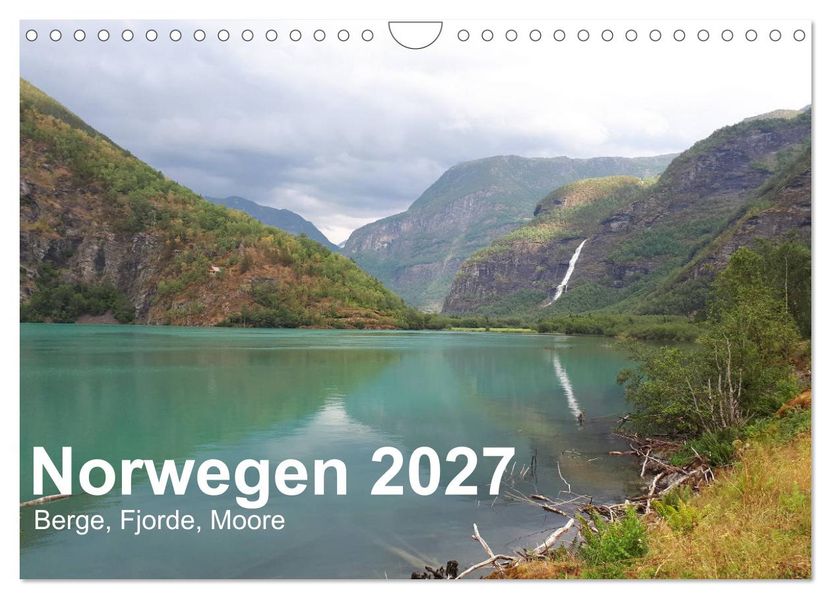 Norwegen 2027 - Berge Fjorde Moore (Wandkalender 2027 DIN A4 quer) CALVENDO Monatskalender