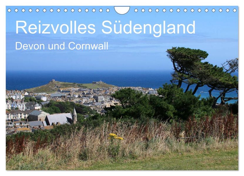 Reizvolles Südengland Devon und Cornwall (Wandkalender 2027 DIN A4 quer) CALVENDO Monatskalender