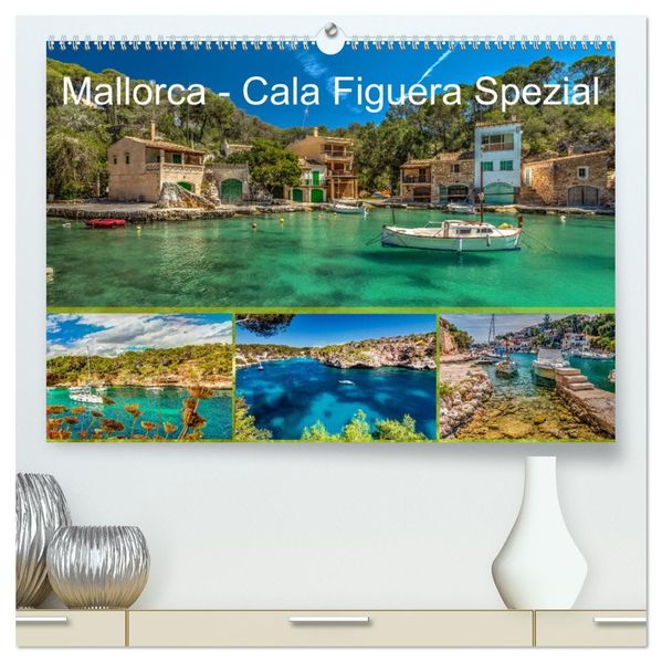 Mallorca - Cala Figuera Spezial (hochwertiger Premium Wandkalender 2027 DIN A2 quer) Kunstdruck in Hochglanz