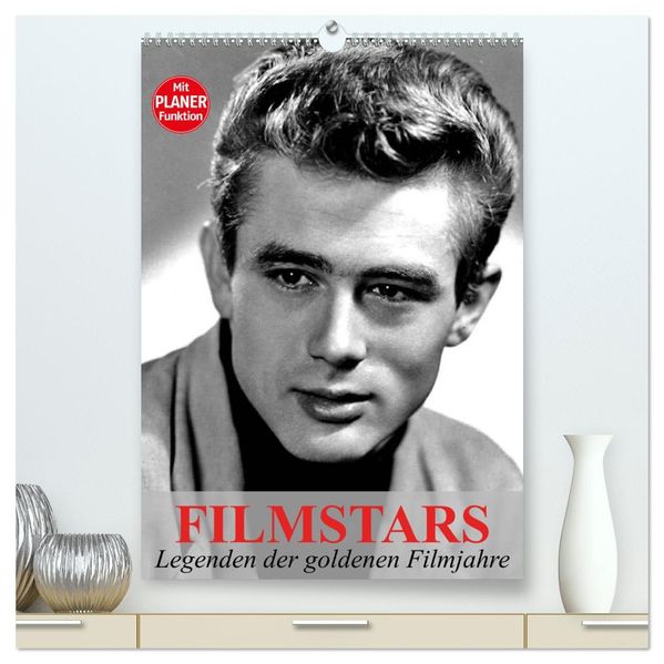 Filmstars - Legenden der goldenen Filmjahre (hochwertiger Premium Wandkalender 2027 DIN A2 hoch) Kunstdruck in Hochglanz