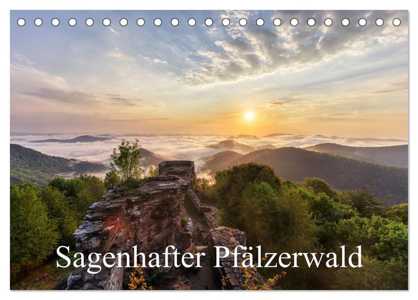 Sagenhafter Pfälzerwald (Tischkalender 2027 DIN A5 quer) CALVENDO Monatskalender