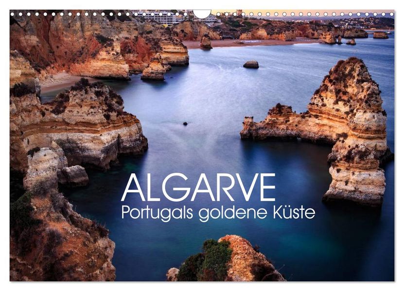 Algarve - Portugals goldene Küste (Wandkalender 2027 DIN A3 quer) CALVENDO Monatskalender