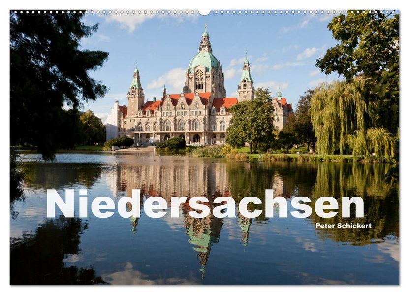 Niedersachsen (Wandkalender 2027 DIN A2 quer) CALVENDO Monatskalender