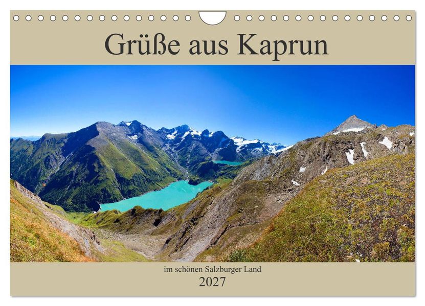 Grüße aus Kaprun (Wandkalender 2027 DIN A4 quer) CALVENDO Monatskalender