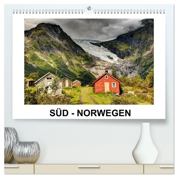 Süd - Norwegen (hochwertiger Premium Wandkalender 2027 DIN A2 quer) Kunstdruck in Hochglanz