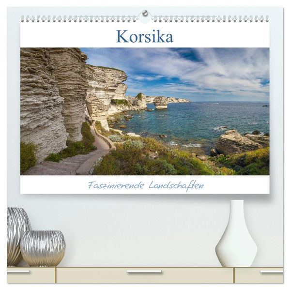 Korsika - Faszinierende Landschaften (hochwertiger Premium Wandkalender 2027 DIN A2 quer) Kunstdruck in Hochglanz
