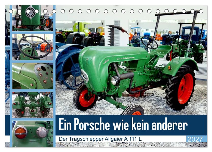 Ein Porsche wie kein anderer - Der Tragschlepper Allgaier A 111 L (Tischkalender 2027 DIN A5 quer) CALVENDO Monatskalender