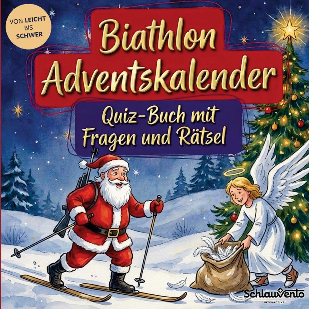 Biathlon-Adventskalender: Quiz-Buch mit Fragen und Rätsel