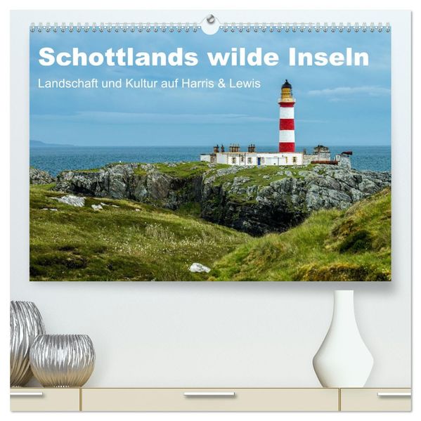Schottlands wilde Inseln (hochwertiger Premium Wandkalender 2027 DIN A2 quer) Kunstdruck in Hochglanz