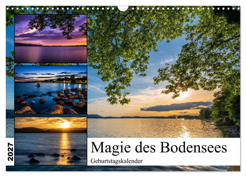 Magie des Bodensees (Wandkalender 2027 DIN A3 quer) CALVENDO Monatskalender