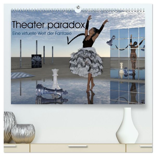 Theater paradox (hochwertiger Premium Wandkalender 2027 DIN A2 quer) Kunstdruck in Hochglanz