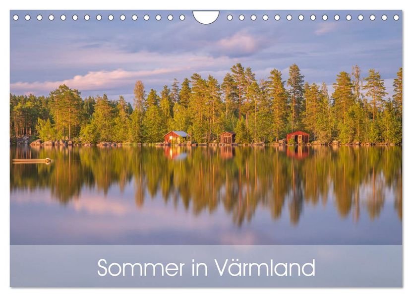 Schwedischer Sommer in Värmland (Wandkalender 2027 DIN A4 quer) CALVENDO Monatskalender