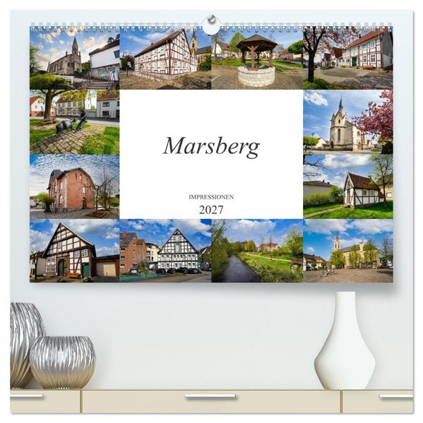 Marsberg Impressionen (hochwertiger Premium Wandkalender 2027 DIN A2 quer) Kunstdruck in Hochglanz