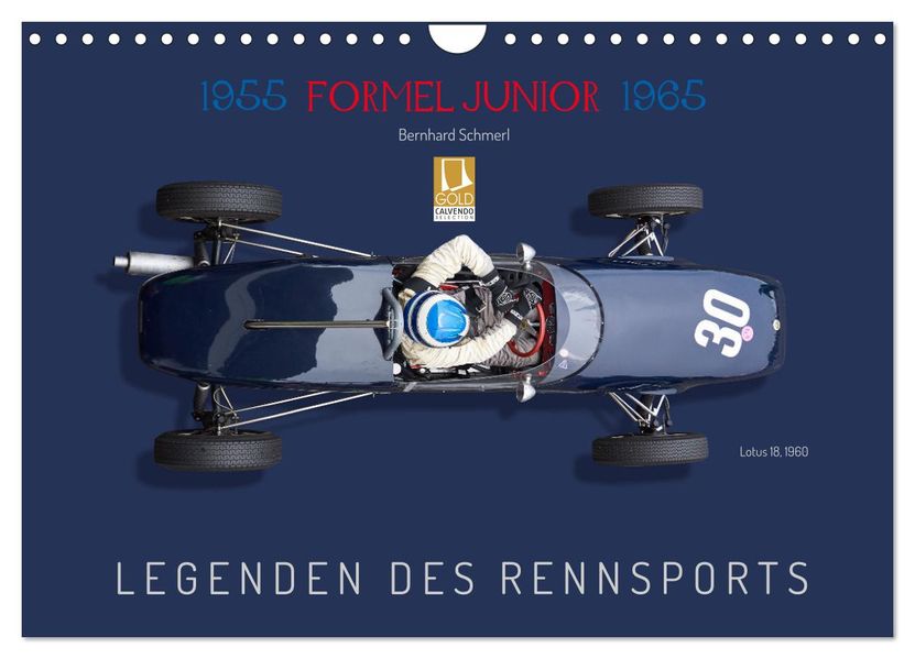 Legenden des Rennsports - Formel Junior 1955-1965 (Wandkalender 2027 DIN A4 quer) CALVENDO Monatskalender
