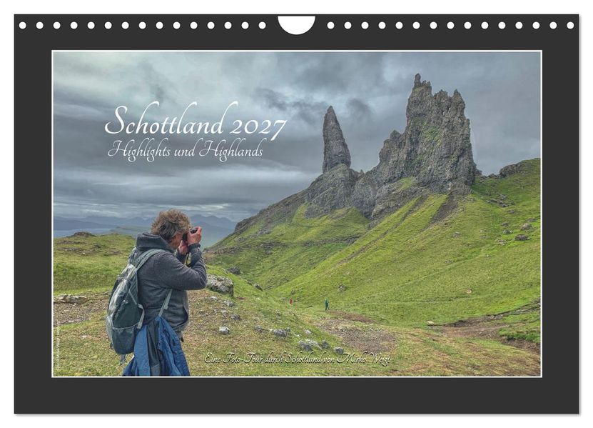 Schottland 2027 Highlights und Highlands (Wandkalender 2027 DIN A4 quer) CALVENDO Monatskalender