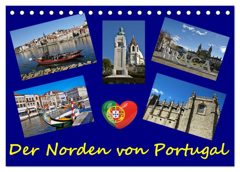 Der Norden von Portugal (Tischkalender 2027 DIN A5 quer) CALVENDO Monatskalender