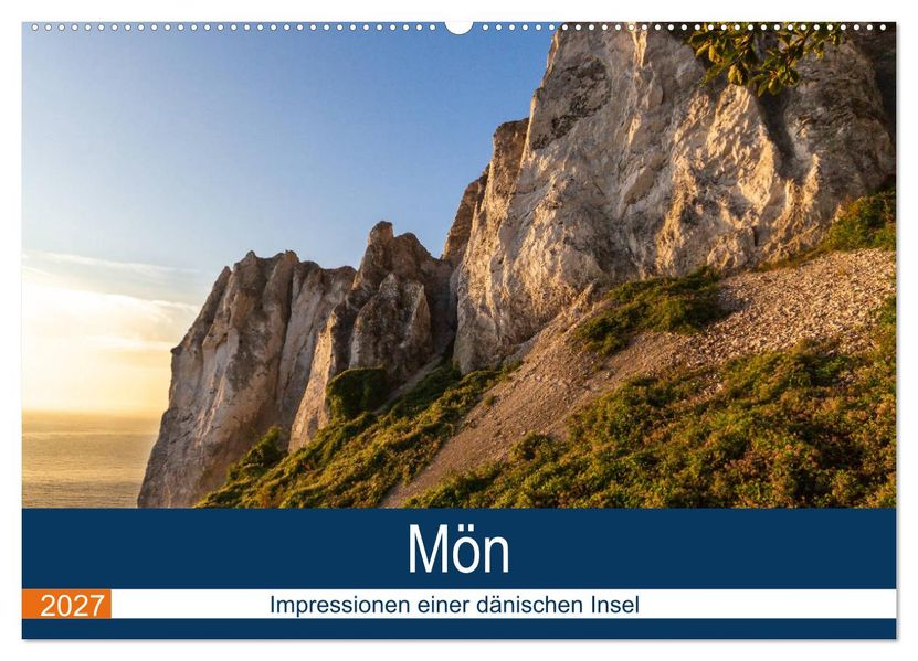 Mön Impressionen einer dänischen Insel (Wandkalender 2027 DIN A2 quer) CALVENDO Monatskalender