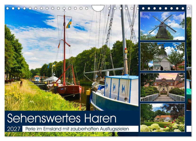 Sehenswertes Haren (Wandkalender 2027 DIN A4 quer) CALVENDO Monatskalender