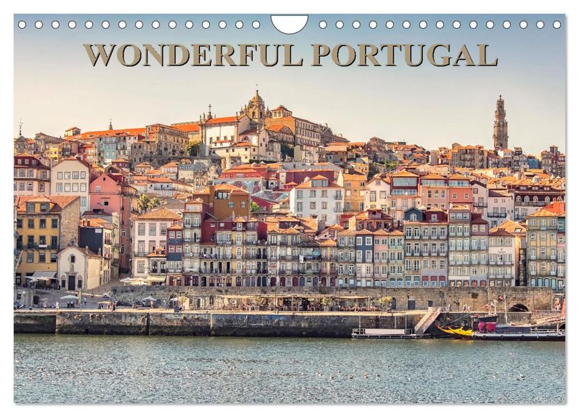 Wonderful Portugal (Wall Calendar 2027 DIN A4 landscape) CALVENDO 12 Month Wall Calendar
