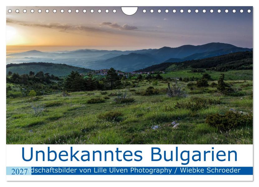 Unbekanntes Bulgarien (Wandkalender 2027 DIN A4 quer) CALVENDO Monatskalender