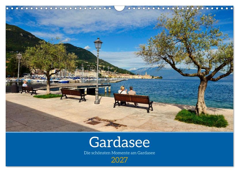 Gardasee - Die schönsten Momente am Gardasee (Wandkalender 2027 DIN A3 quer) CALVENDO Monatskalender