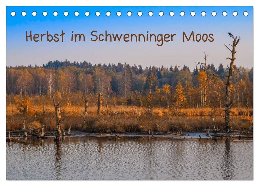 Herbst im Schwenninger Moos (Tischkalender 2027 DIN A5 quer) CALVENDO Monatskalender