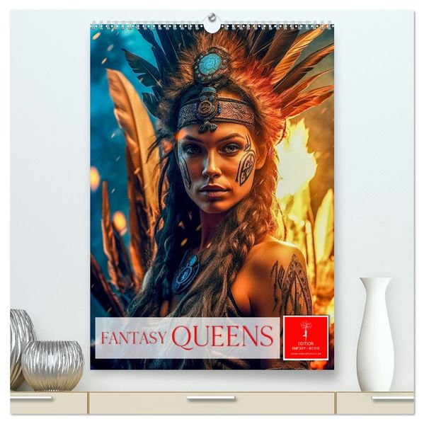 Fantasy Queens (hochwertiger Premium Wandkalender 2027 DIN A2 hoch) Kunstdruck in Hochglanz