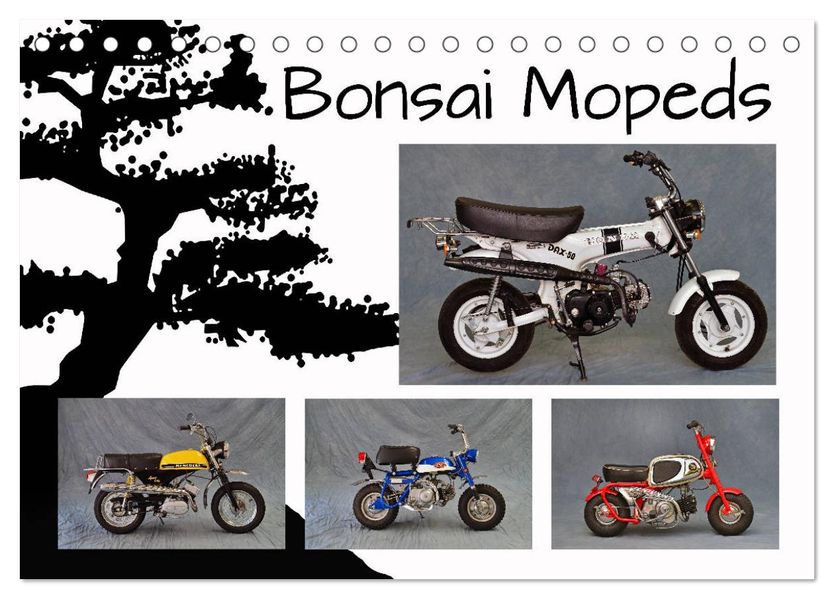 Bonsai Mopeds (Tischkalender 2027 DIN A5 quer) CALVENDO Monatskalender
