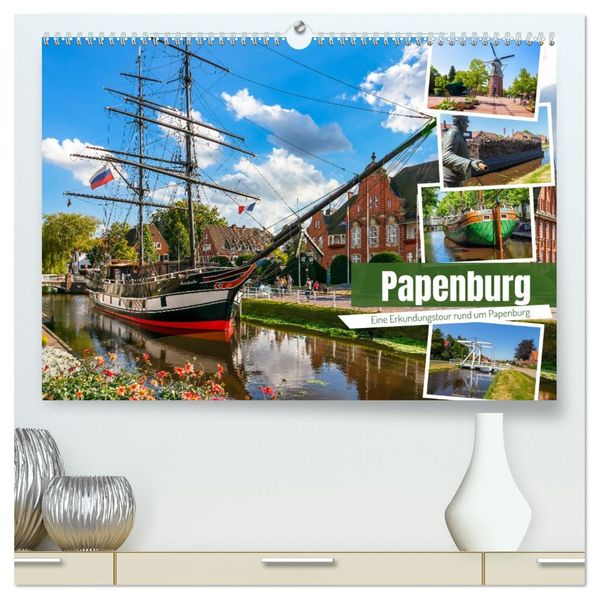 Rund um Papenburg (hochwertiger Premium Wandkalender 2027 DIN A2 quer) Kunstdruck in Hochglanz