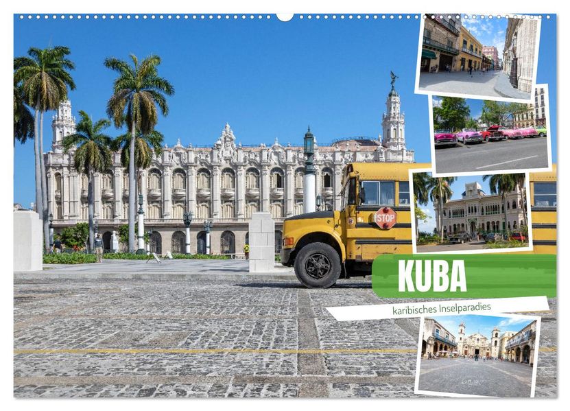 Kuba - karibisches Inselparadies (Wandkalender 2027 DIN A2 quer) CALVENDO Monatskalender