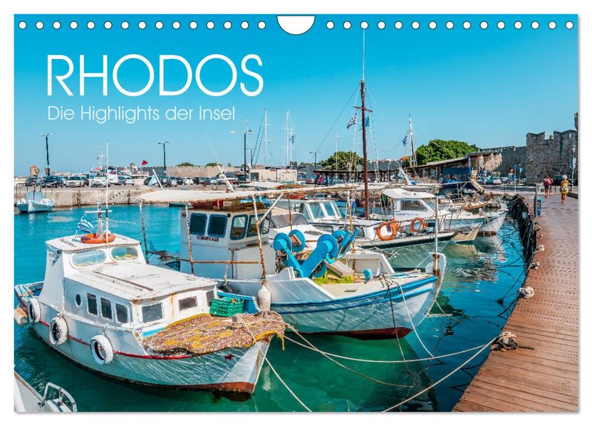 Rhodos - Die Highlights der Insel (Wandkalender 2027 DIN A4 quer) CALVENDO Monatskalender