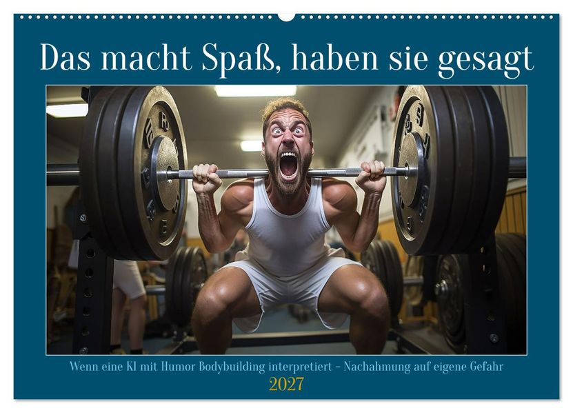 Das macht Spaß haben sie gesagt (Wandkalender 2027 DIN A2 quer) CALVENDO Monatskalender