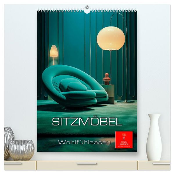 Sitzmöbel Wohlfühloasen (hochwertiger Premium Wandkalender 2027 DIN A2 hoch) Kunstdruck in Hochglanz