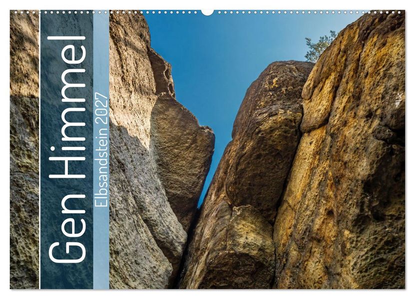 Gen Himmel - Elbsandstein (Wandkalender 2027 DIN A2 quer) CALVENDO Monatskalender
