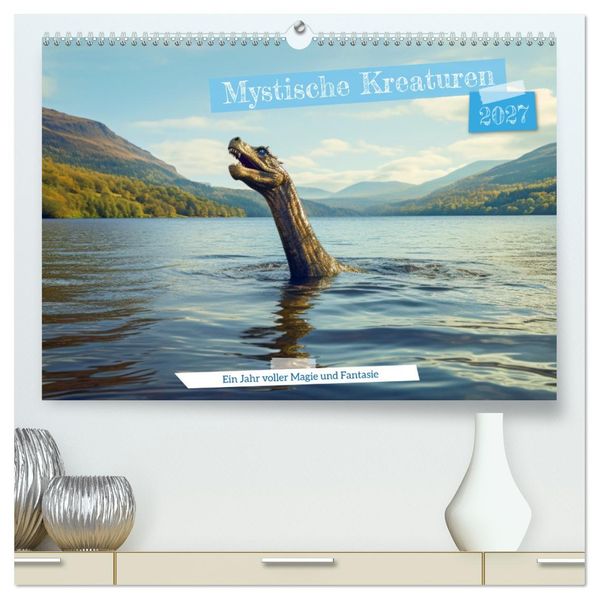 Mystische Kreaturen - Ein Jahr voller Magie und Fantasie (hochwertiger Premium Wandkalender 2027 DIN A2 quer) Kunstdruck in Hochglanz