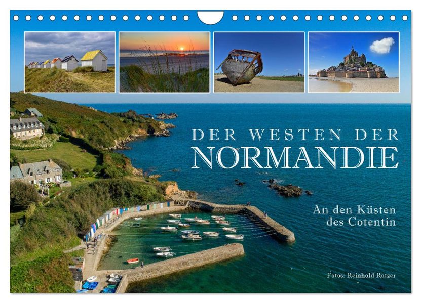 Der Westen der Normandie - An den Küsten des Cotentin (Wandkalender 2027 DIN A4 quer) CALVENDO Monatskalender