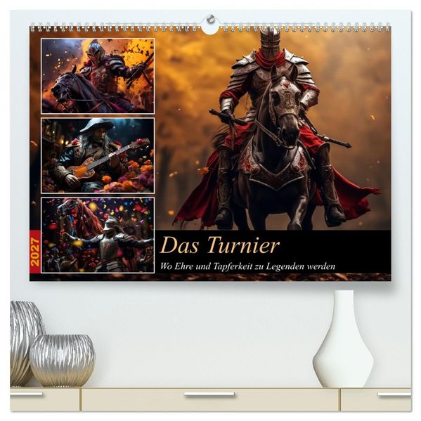 Das Turnier (hochwertiger Premium Wandkalender 2027 DIN A2 quer) Kunstdruck in Hochglanz