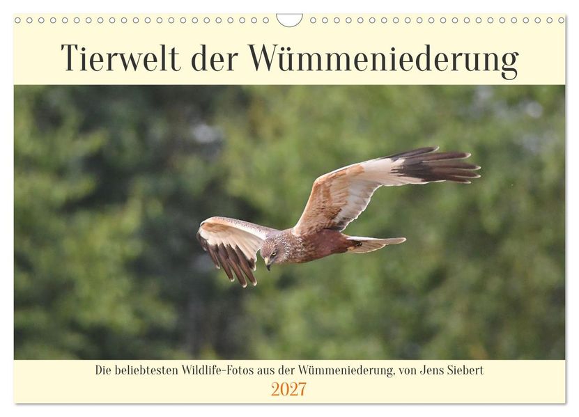 Tierwelt der Wümmeniederung (Wandkalender 2027 DIN A3 quer) CALVENDO Monatskalender