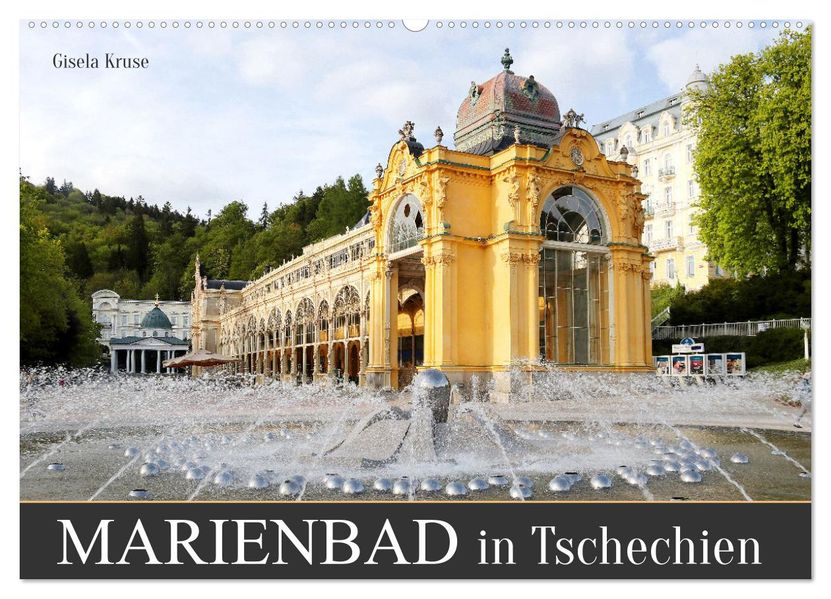 Marienbad in Tschechien (Wandkalender 2027 DIN A2 quer) CALVENDO Monatskalender