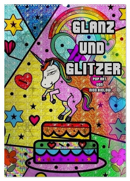 Glanz und Glitzer (Wandkalender 2027 DIN A2 hoch) CALVENDO Monatskalender