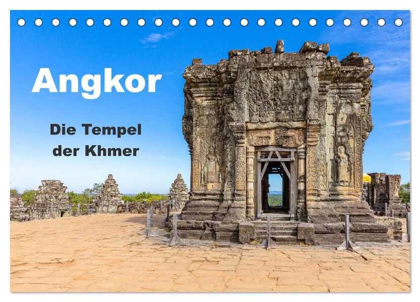 Angkor - Die Tempel der Khmer (Tischkalender 2027 DIN A5 quer) CALVENDO Monatskalender