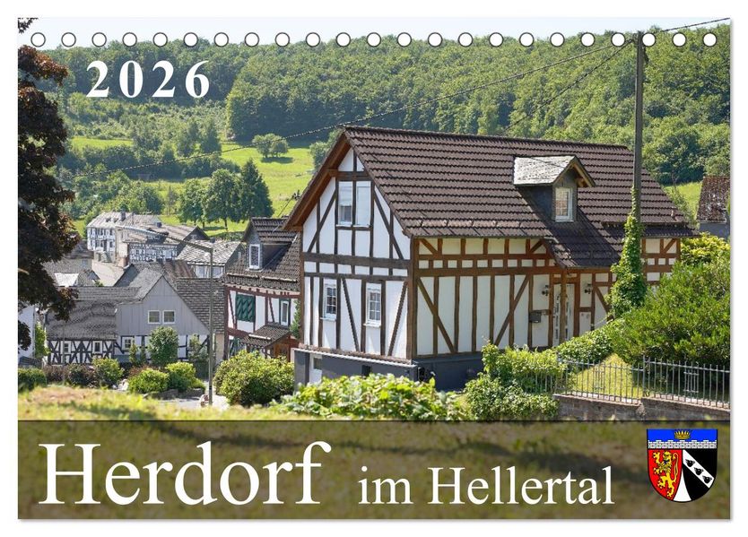 Herdorf im Hellertal (Tischkalender 2027 DIN A5 quer) CALVENDO Monatskalender