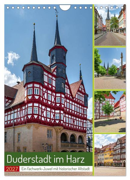 Duderstadt am Harz (Wandkalender 2027 DIN A4 hoch) CALVENDO Monatskalender