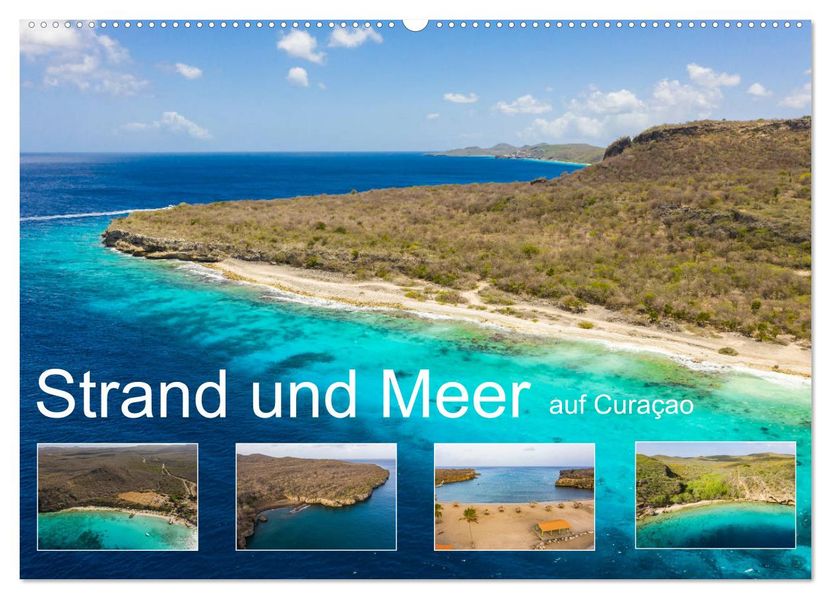Strand und Meer auf Curaçao (Wandkalender 2027 DIN A2 quer) CALVENDO Monatskalender